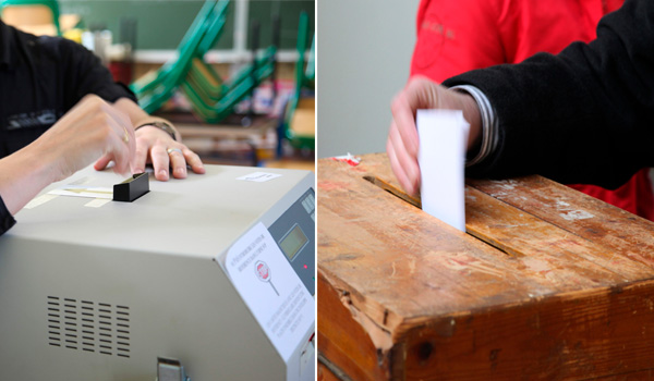 vote papier et electronique